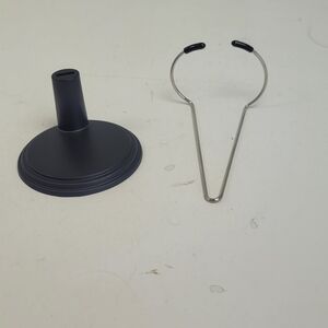 Black Funnel and Metal Stand For Labubu